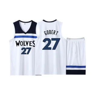 2 Pièces Maillot et Short de Basketball Enfant/Adulte 2024 - Ensemble Sans Manches