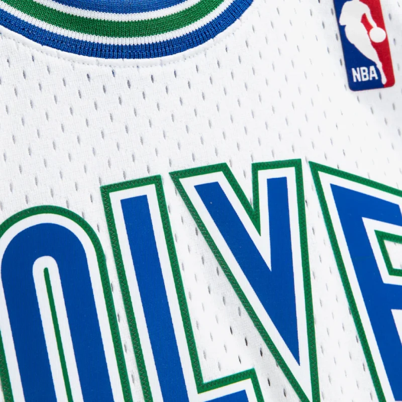 Men's Isaiah Rider White Minnesota Timberwolves 1995/96 Hardwood Classics Swingman Player Jersey - Image 4