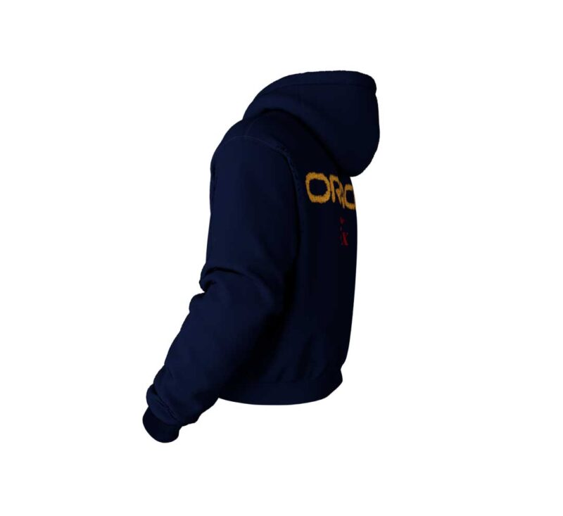 The25X Oracle Nightshift Hoodie – Deep Navy Red Bull Drift - Image 2