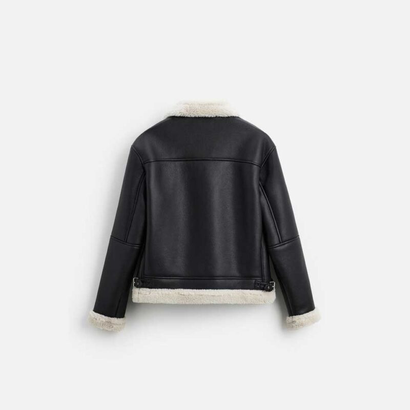 ZARA Relaxed Fit Washed Jacket with Faux Shearling Lining – Men's - Image 2