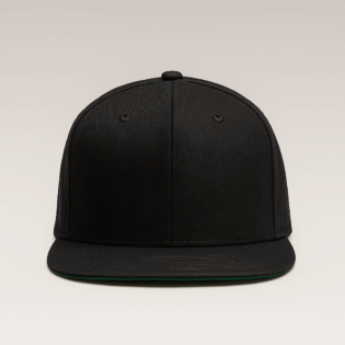 The25x Flat Black Snapback