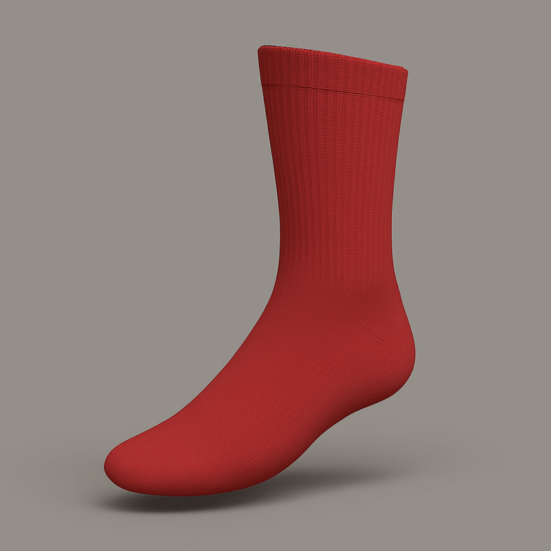 The25x Red Premium Crew Socks - Image 4