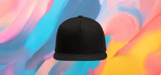 The25x Flat Black Snapback