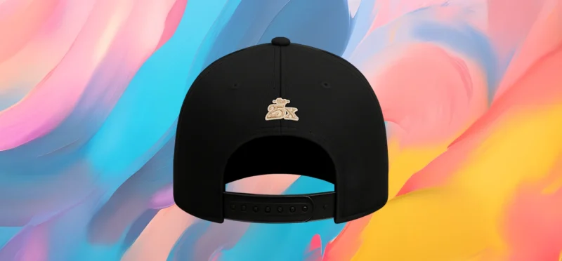 The25x Flat Black Snapback - Image 4
