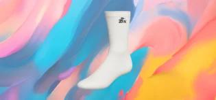 The25x Red Premium Crew Socks