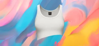 The25x White Asymmetrical Ribbed Crop Top