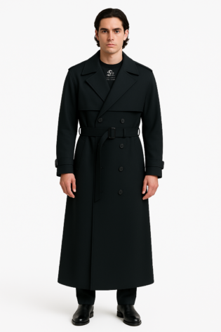 The 25x Manteau Long Double-Boutonnage