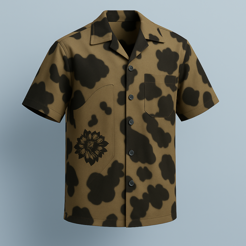The 25X Brown Floral Shirt - Image 3