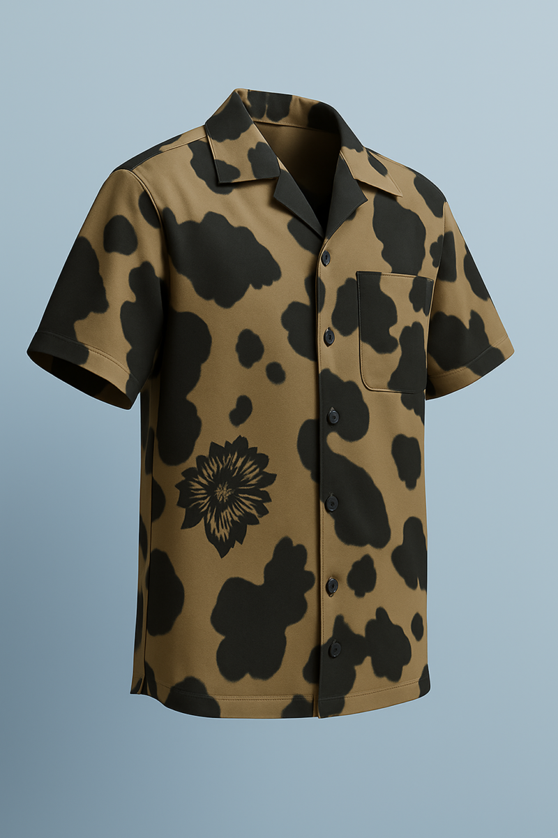 The 25X Brown Floral Shirt - Image 2