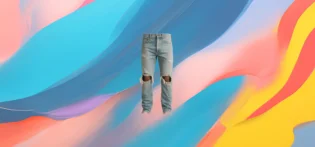 The 25X Distressed Denim Jeans Men