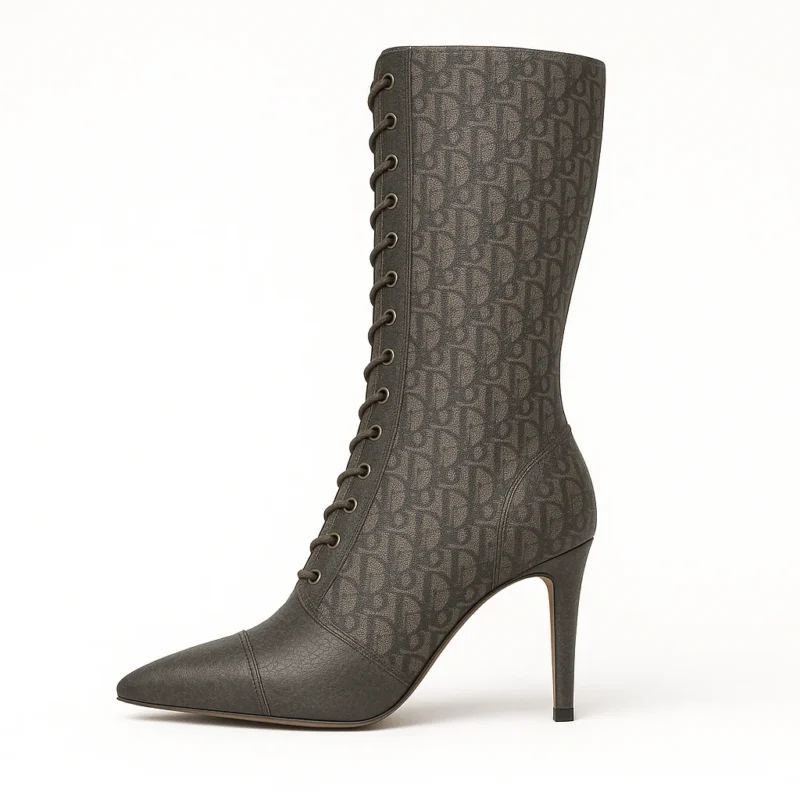 The 25X Lace-Up Stiletto Boot - Image 2