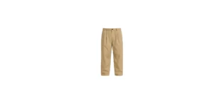 The 25X Men’s Classic Pleated Beige Chino Pants