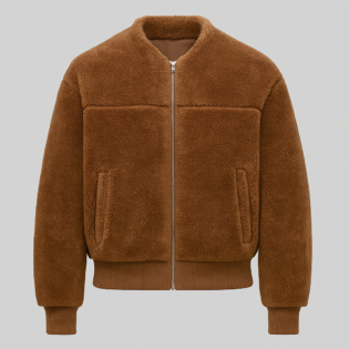The 25x Brown Fleece Jacket