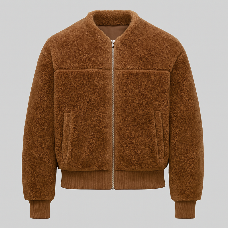 The 25x Brown Fleece Jacket