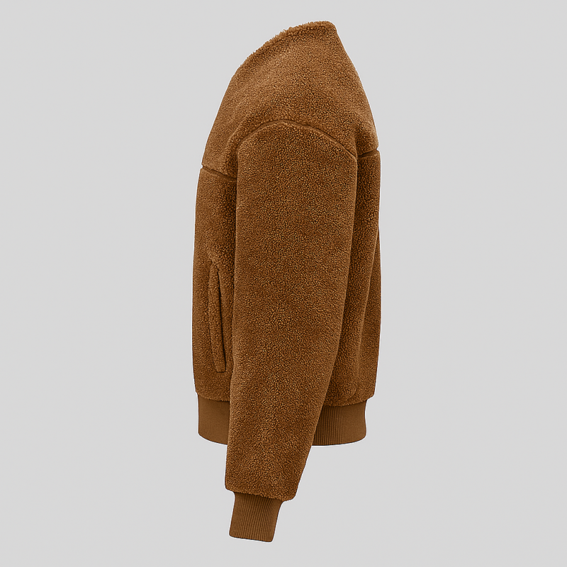 The 25x Brown Fleece Jacket - Image 4