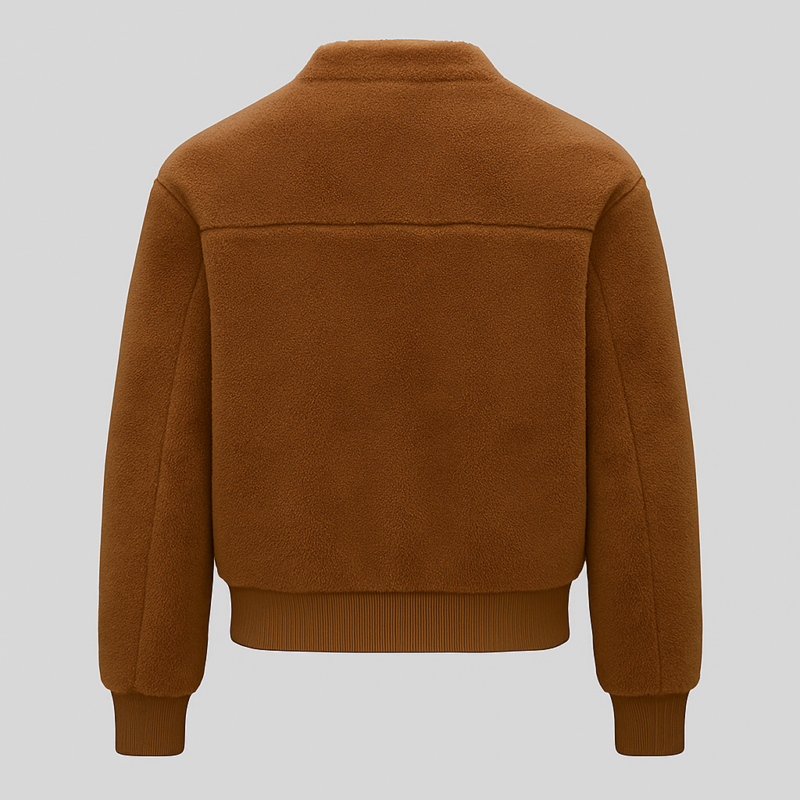 The 25x Brown Fleece Jacket - Image 2
