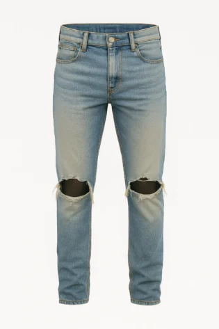 The 25x Distressed Denim Pants
