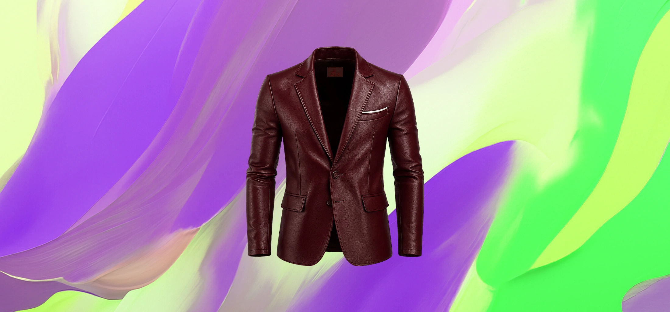 The 25 X – Prestige Edge – Slim Leather Business Blazer
